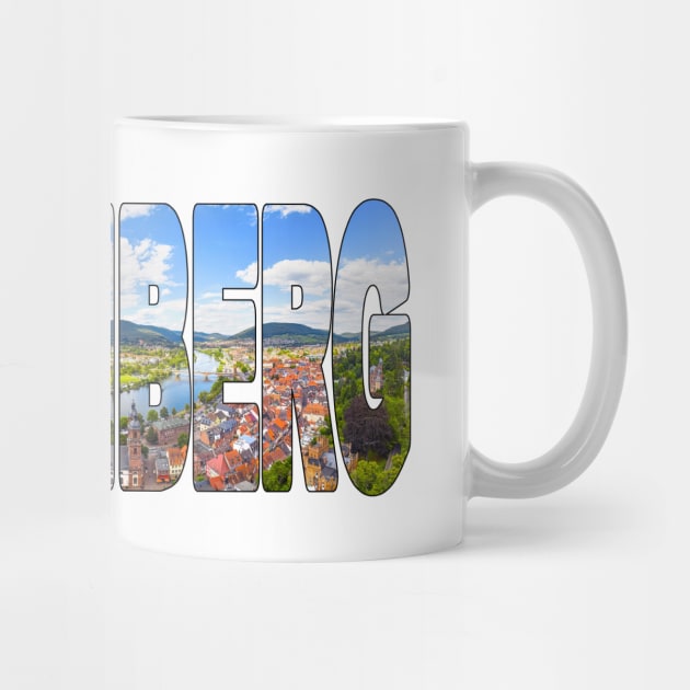 MILTENBERG - Germany View over Main River Bend by TouristMerch